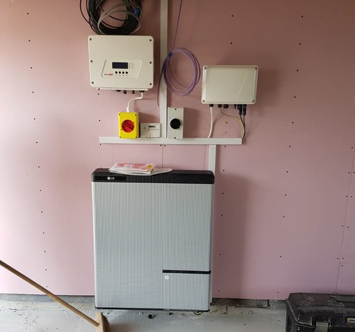 Image showing another solar battery install
